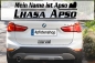 Preview: Aufkleber "Mein Name ist Lhasa Apso"