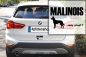 Preview: Aufkleber "Malinois ...was sonst?"