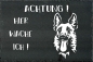 Preview: Schieferplatte Malinois