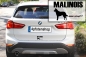 Preview: Aufkleber "Malinois ...was sonst?"