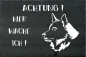 Preview: Schieferplatte Norwegischer Elchhund