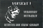 Preview: Schieferplatte Rottweiler