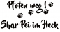 Preview: Aufkleber "Pfoten weg! Shar-Pei im Heck“