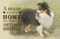 Preview: Nostalgieschild - Hundeschild im Retrostil Motiv: Sheltie (Shetland Sheepdog) #3