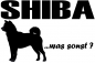 Preview: Aufkleber "Shiba ...was sonst?"
