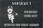 Preview: Schieferplatte Siberian Husky