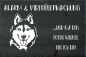 Preview: Schieferplatte Siberian Husky