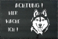 Preview: Schieferplatte Siberian Husky