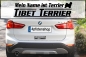 Preview: Aufkleber "Mein Name ist Tibet Terrier"