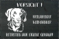 Preview: Schieferplatte Weimaraner