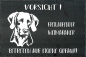 Preview: Schieferplatte Weimaraner