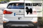 Preview: Aufkleber "Wolfsspitz ...was sonst?"