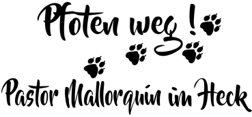 Autoaufkleber Pastor Mallorquin