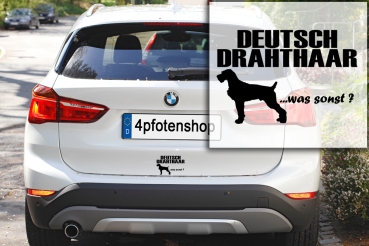 Preview: Aufkleber "Deutsch Drahthaar ...was sonst?"
