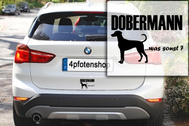 Preview: Aufkleber "Dobermann ...was sonst?"
