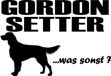 Aufkleber Gordon Setter