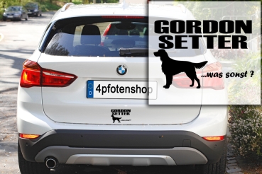 Preview: Aufkleber "Gordon Setter ...was sonst?"