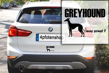 Preview: Aufkleber "Greyhound ...was sonst?"