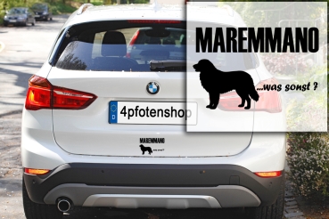 Preview: Aufkleber "Maremmano ...was sonst?"
