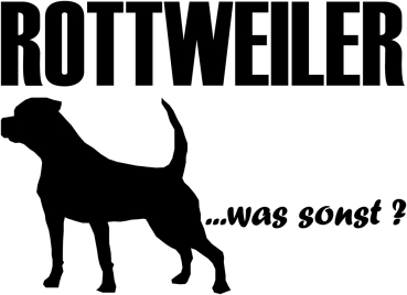 Aufkleber Rottweiler