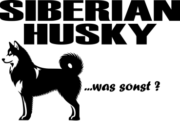 Aufkleber Husky