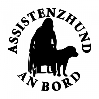 Aufkleber Assistenzhund - Support Dog - Guide Dog - Service Dog