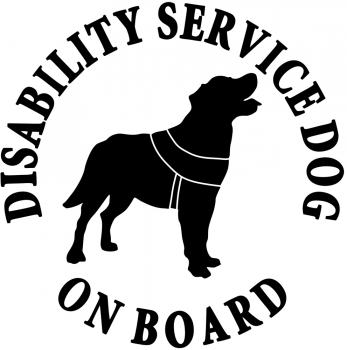 Aufkleber Assistenzhund - Support Dog - Guide Dog - Service Dog