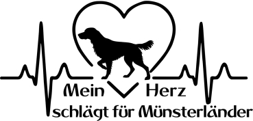 Aufkleber Münsterländer