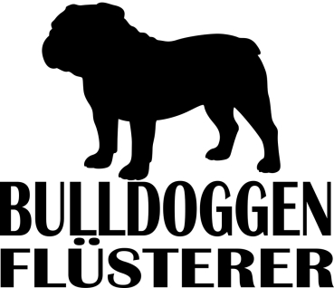 Aufkleber Englische Bulldogge
