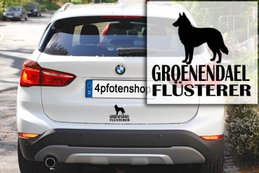 Preview: Aufkleber Groenendael "Groenendael-Flüsterer"