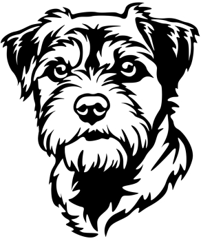 Aufkleber Border Terrier