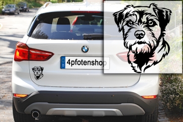 Preview: Autoaufkleber "Border Terrier" Kopf