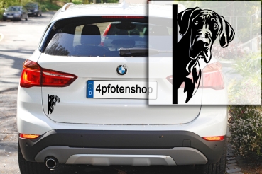 Autoaufkleber "Deutsche Dogge" Kopf