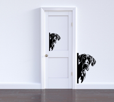 Autoaufkleber "Deutsche Dogge" Kopf