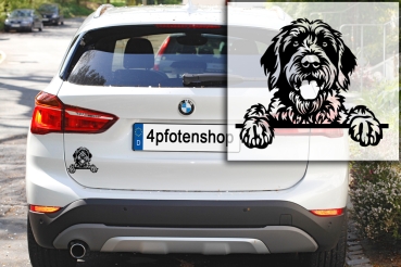 Preview: Autoaufkleber "Deutsch Drahthaar" Kopf