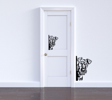 Preview: Autoaufkleber "Irish Terrier" Kopf