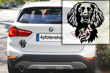 Preview: Autoaufkleber "Boykin Spaniel" Kopf