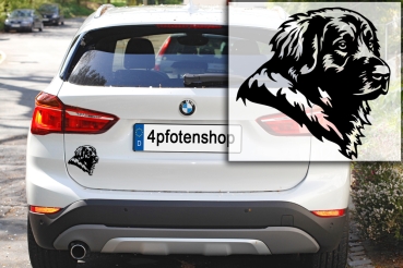 Preview: Autoaufkleber "Leonberger" Kopf