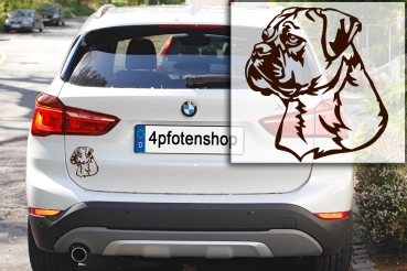 Autoaufkleber "Continental Bulldog" Kopf