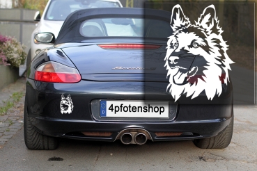 Autoaufkleber "Deutscher Schäferhund" Kopf