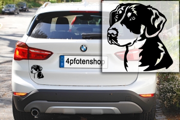 Autoaufkleber "Entlebucher" Kopf