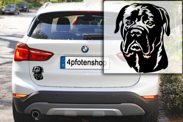 Autoaufkleber "Cane Corso" Kopf