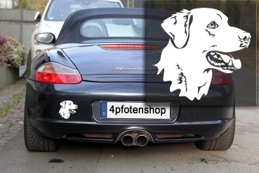 Autoaufkleber "Labrador" Kopf