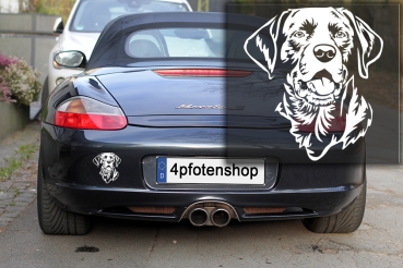 Autoaufkleber "Labrador" Kopf