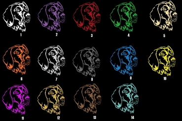 Autoaufkleber "Deutsch Kurzhaar" Kopf