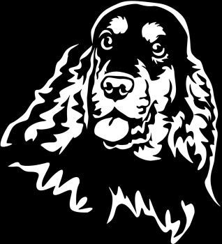 Autoaufkleber "Englischer Cocker Spaniel" Kopf