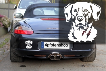 Autoaufkleber "Labrador" Kopf