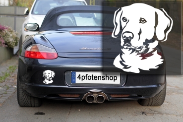 Autoaufkleber "Labrador" Kopf