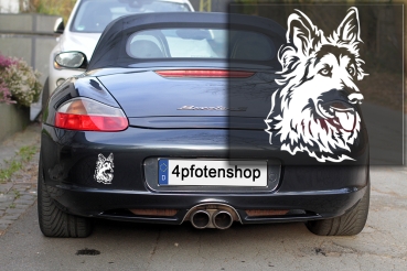 Autoaufkleber "Deutscher Schäferhund" Kopf