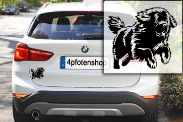 Autoaufkleber "Neufundländer" Kontur